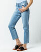 RSQ High Rise Medium Wash Womens Straight Leg Jeans image number 2