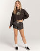 BILLABONG Beach Womens Oversized Long Sleeve Crop Top image number 4