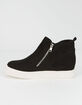 SODA Zip Platform Black Womens Shoes image number 3