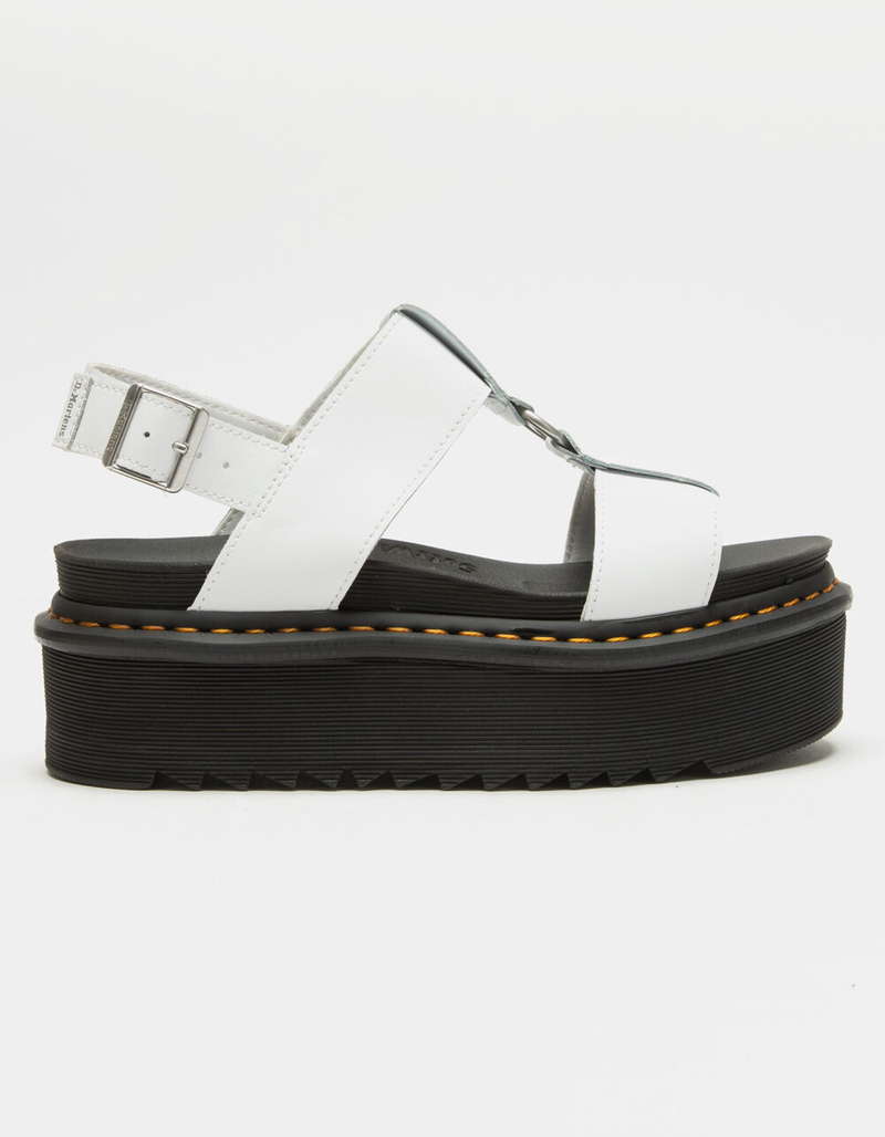 DR. MARTENS Francis Leather Strap Womens Platform Sandals image number 1
