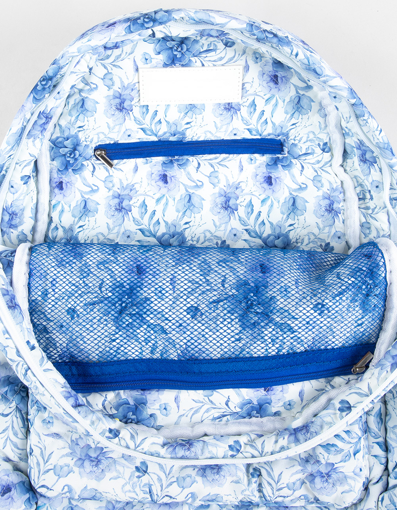 TILLYS Quilted Floral Backpack image number 8