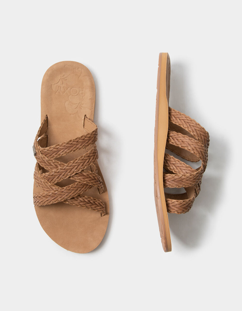 ROXY Shadi Womens Tan Sandals image number 4