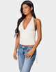 EDIKTED Willow Textured Halter Top image number 3