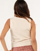 RSQ Cable Button Womens Vest image number 4