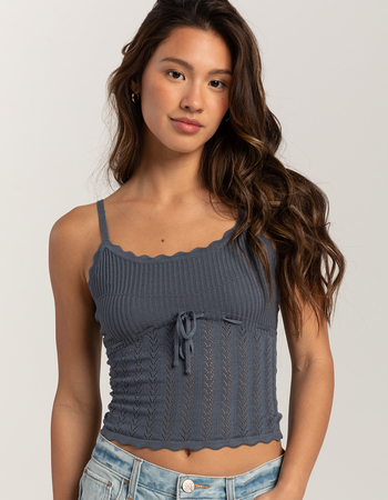 RSQ Womens Mix Stitch Cami Alternative Image