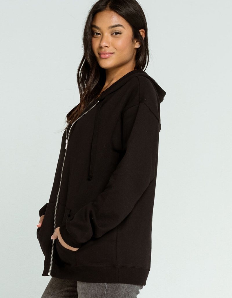 ***INACTIVE***FULL TILT Womens Oversized Zip-Up Hoodie image number 1