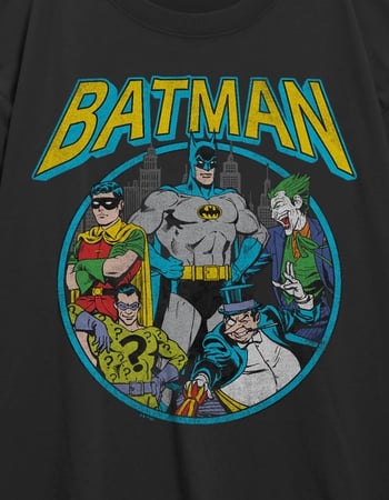 BATMAN Group Circle Womens Oversized Tee Alternative Image