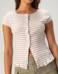 FREE PEOPLE Most Wanted Womens Striped Cardi image number 5