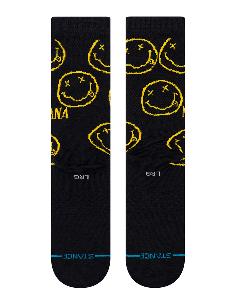 STANCE Nirvana Face Mens Crew Socks image number 2