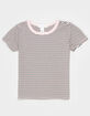 FULL TILT Essentials Girls Stripe Ringer Tee image number 1