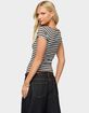 EDIKTED Emberly Striped Raglan Top image number 3