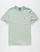 VOLCOM Thorne Mens Light Blue T-Shirt image number 1