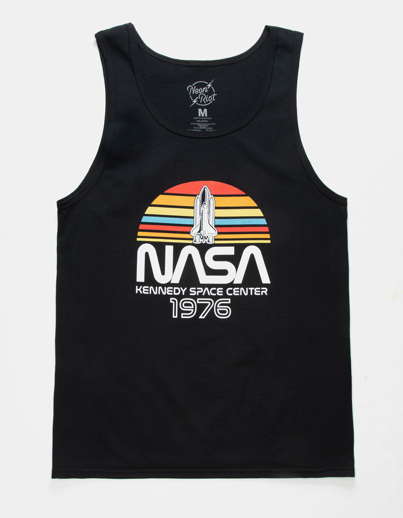 NEON RIOT NASA Space Center Mens Tank Top image number 0