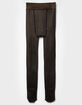FULL TILT Fleece Lined Womens Tights image number 4