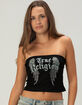 TRUE RELIGION Crystal Wing Womens Tube Top image number 1