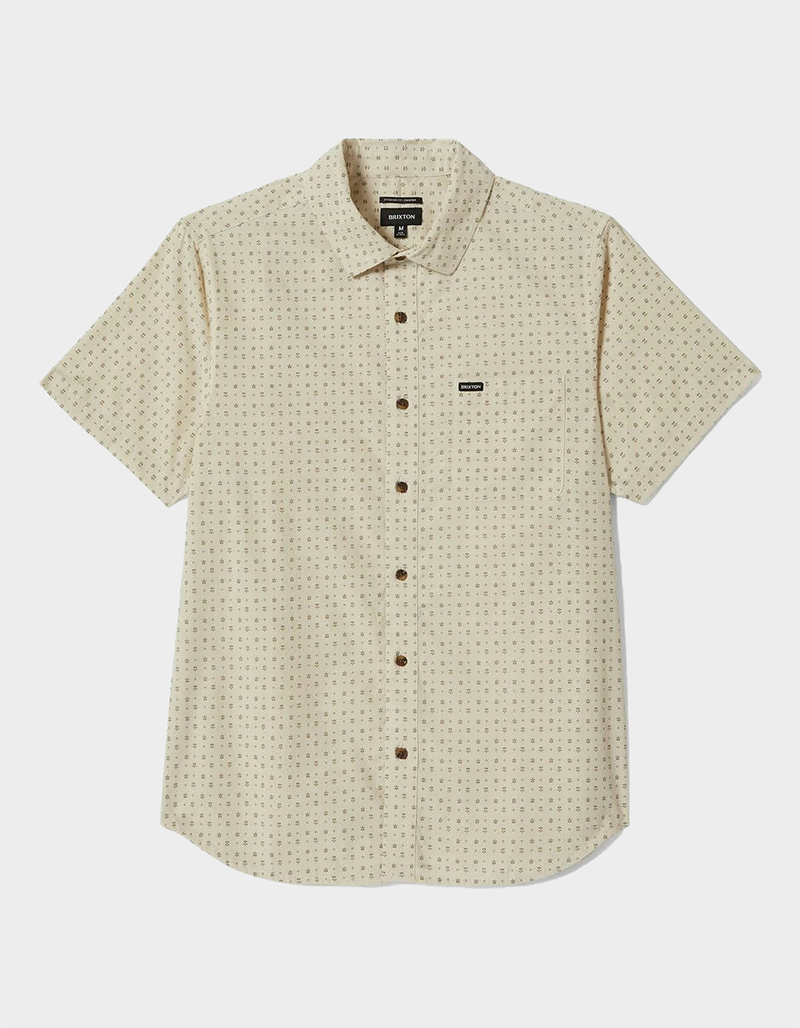 BRIXTON Charter Print Mens Button Up Shirt image number 0