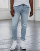 RSQ London Skinny Light Stone Mens Jeans image number 2