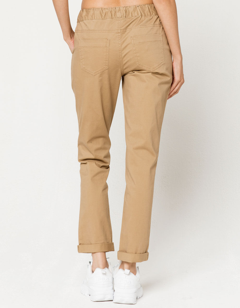 SKY AND SPARROW Twill Womens Jogger Pants image number 2