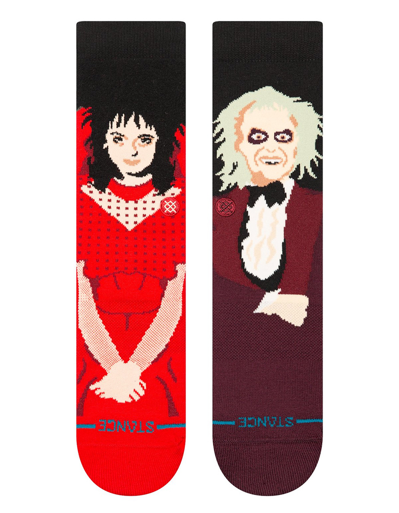 STANCE x Beetlejuice Dearly Beloved Mens Crew Socks image number 1