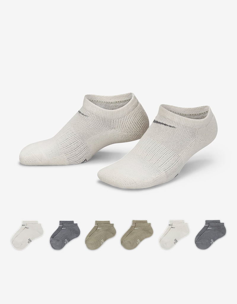 NIKE Dri-FIT 6 Pack Little Kids No-Show Crew Socks image number 0