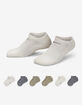 NIKE Dri-FIT 6 Pack Little Kids No-Show Crew Socks image number 1