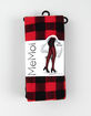 MEMOI Buffalo Check Womens Sweater Tights image number 10