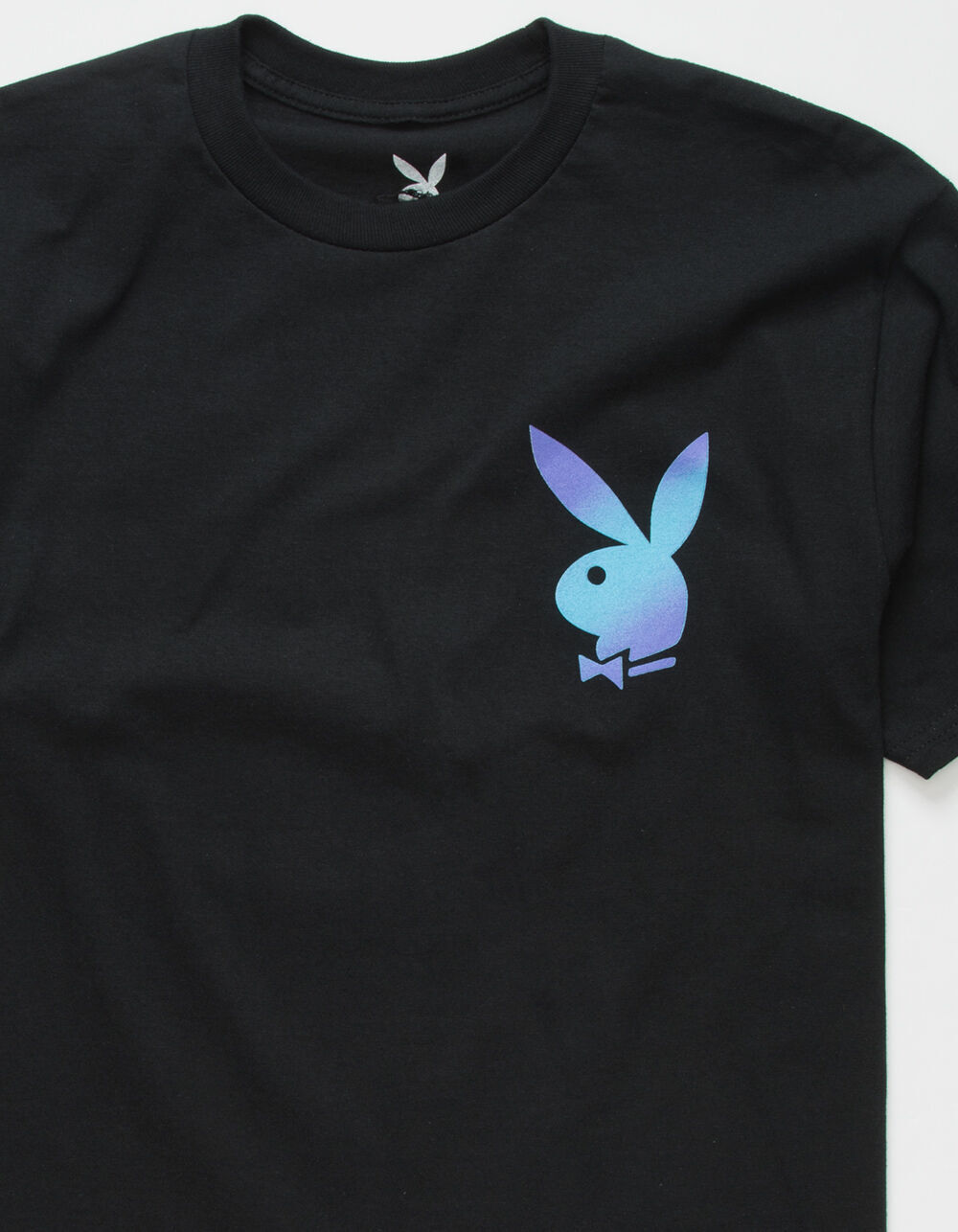 PLAYBOY Repeat Fade Mens Black T-Shirt 