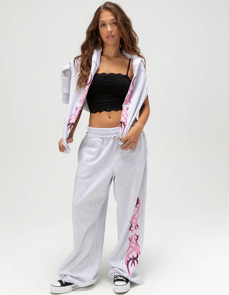 FULL TILT Tattoo Womens Baggy Sweatpants image number 4