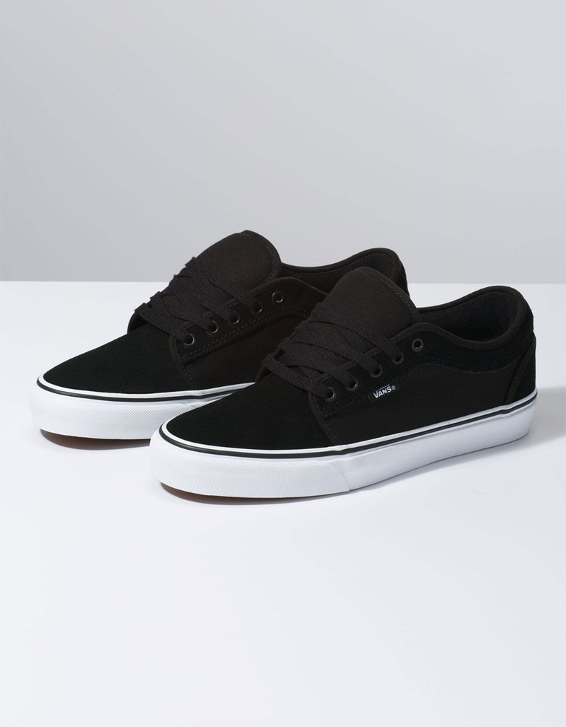VANS Suede Chukka Low Black & True White Shoes image number 1