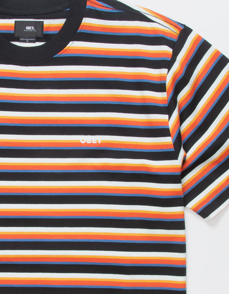 OBEY Streaked Stripe Mens Tee image number 2