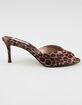 STEVE MADDEN Randle Womens Leopard Print Heels image number 2