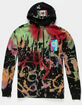 CROSS X COLOURS Logo Splatter Mens Hoodie image number 1