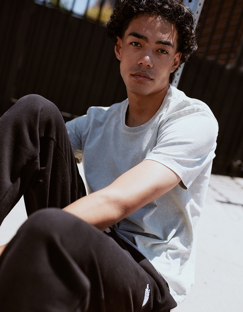 RSQ Mens Acid Wash Oversized Tee image number 5