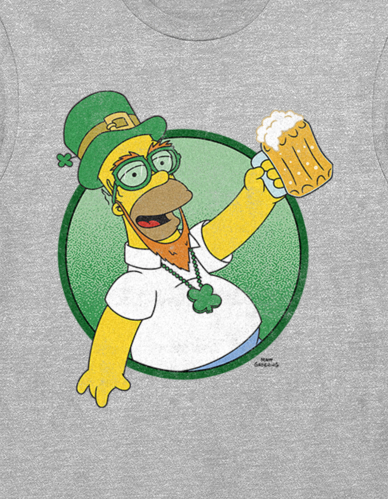 THE SIMPSONS Homer Leprechaun Unisex Tee image number 1