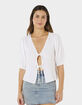 RIP CURL Vibe Surf Tie Front Womens Top image number 1
