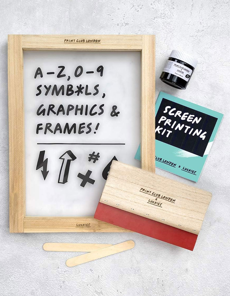 SUCK UK Print Club DIY Screen Printing Kit image number 1