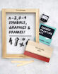 SUCK UK Print Club DIY Screen Printing Kit image number 2