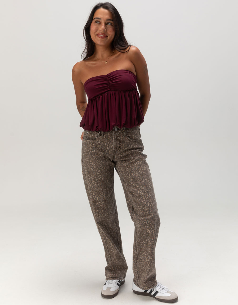 WEST OF MELROSE Bubble Hem Womens Tube Top image number 1