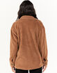 RSQ Womens Sherpa Solid Shacket image number 3