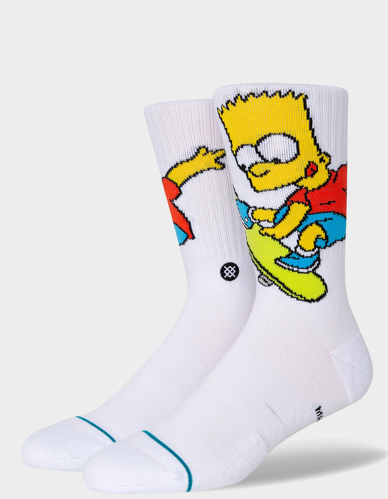 STANCE Bart Simpson Mens Crew Socks image number 0