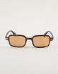 RSQ Rectangle Plastic Tortoiseshell Sunglasses image number 2
