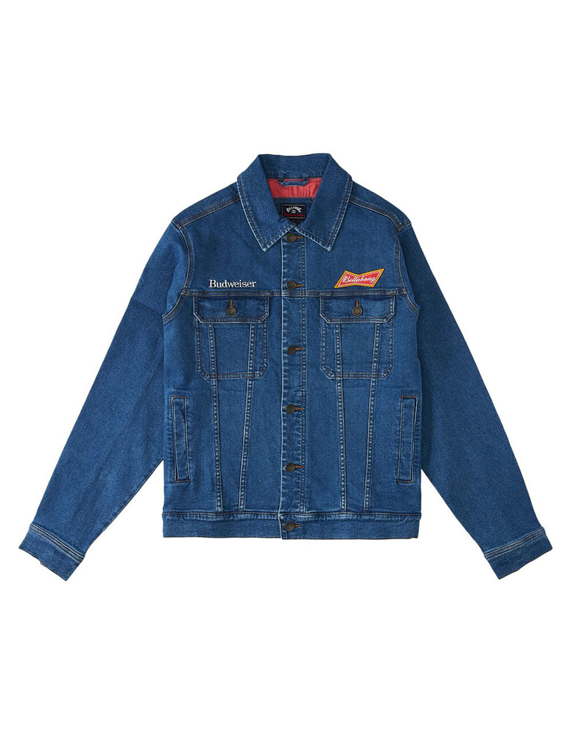BILLABONG X Budweiser Mens Denim Jacket image number 6