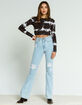 RSQ Womens High Rise Flare Jeans image number 5