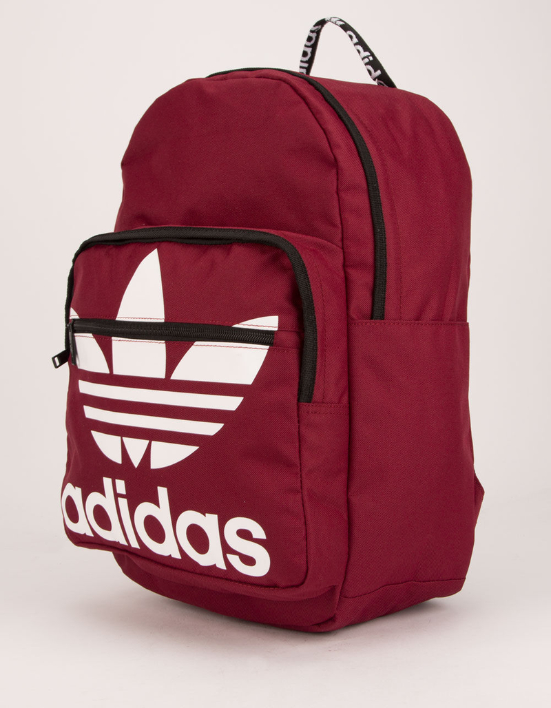 ADIDAS Trefoil Pocket Burgundy Backpack image number 1