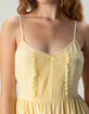 RSQ Womens Lace Trim Babydoll Dress image number 2