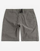 NITROUS BLACK Bronson Heather Black Mens Hybrid Shorts image number 1