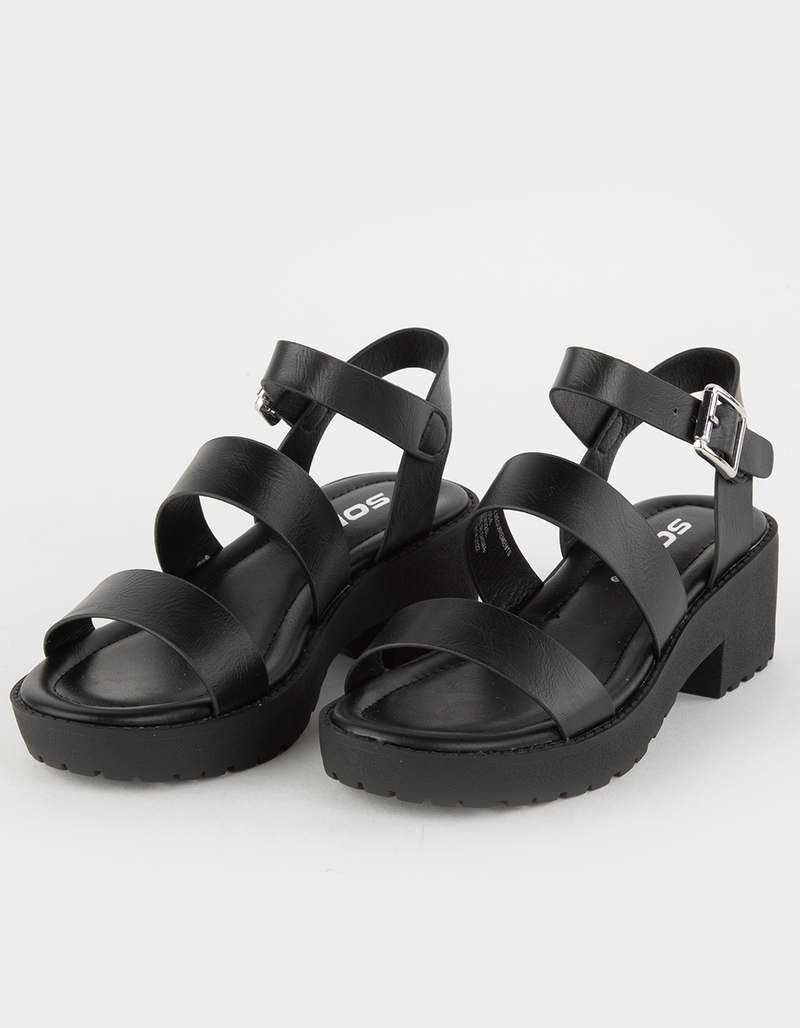SODA Strappy Platform Girls Sandals image number 0