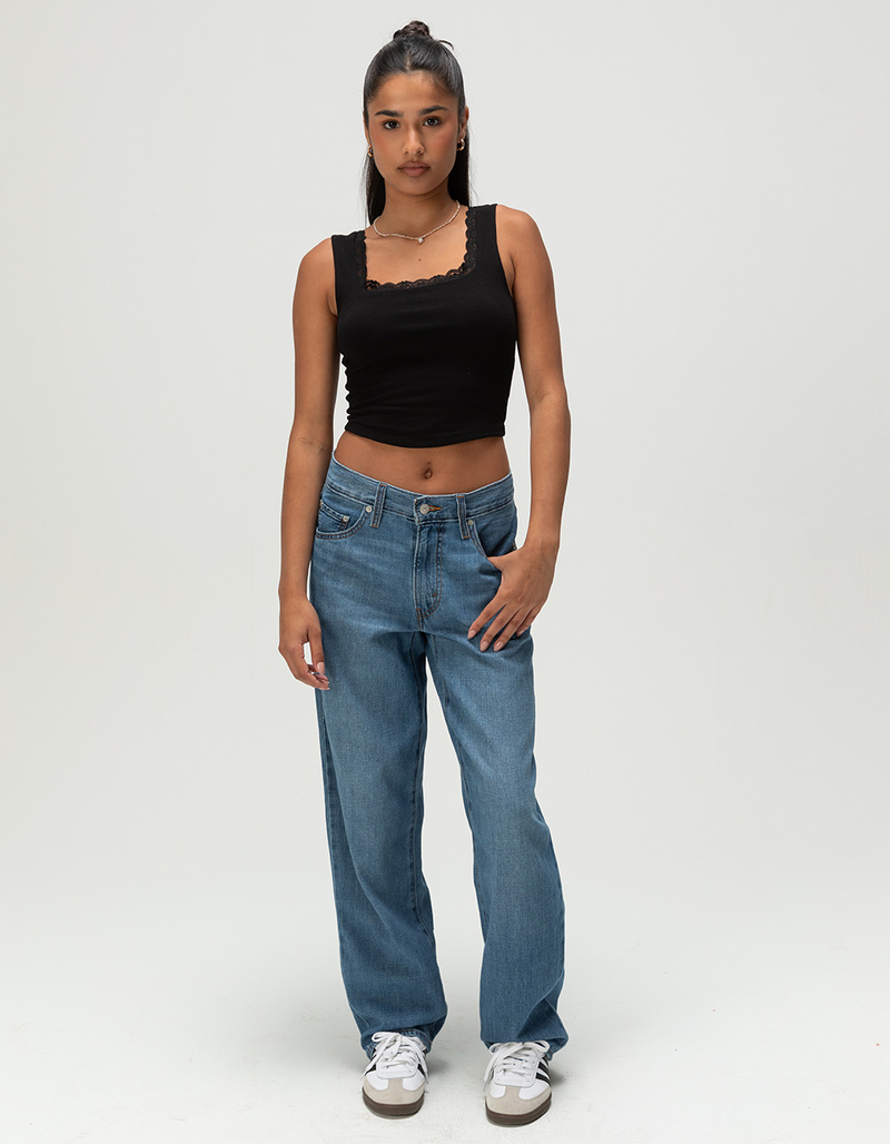 LEVI'S Premium Baggy Dad Womens Jeans - Heavy Check image number 0