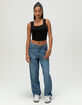 LEVI'S Premium Baggy Dad Womens Jeans - Heavy Check image number 1