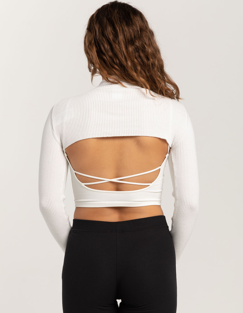 IETS FRANS Rib Womens Shrug image number 3